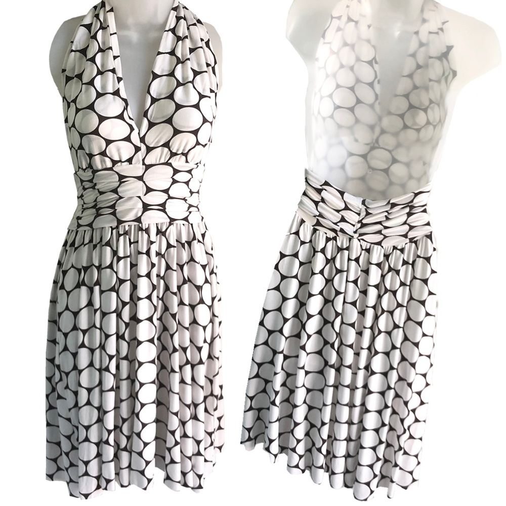 Rachel Pally| halter dress |  Brown & white Size S
